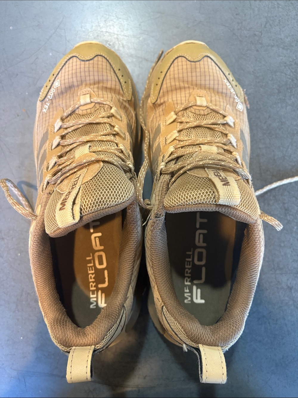 Merrell Men's Float Trail Sneaker in Tan